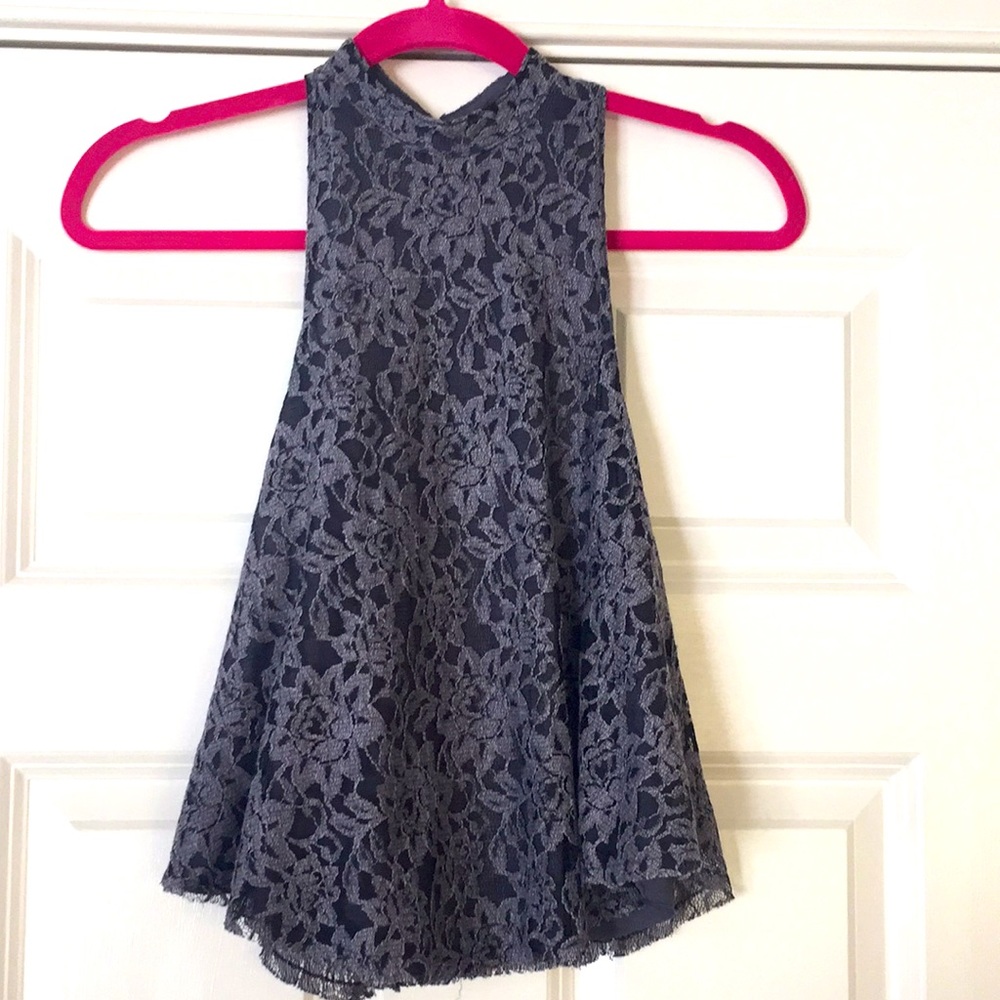 Abercrombie lace flowing tank top